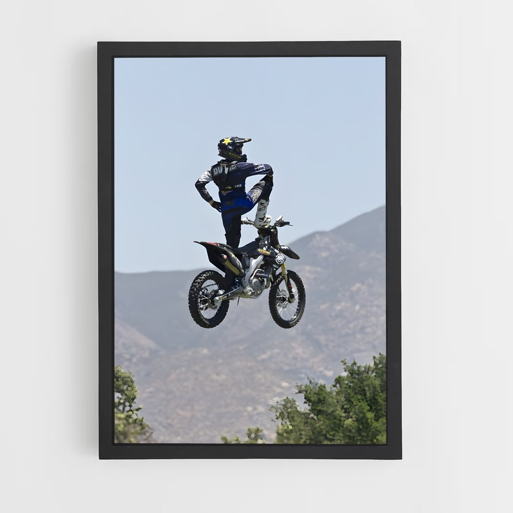 Poster Freestyle Évasion – affiche Motocross freestyle (vue 2)